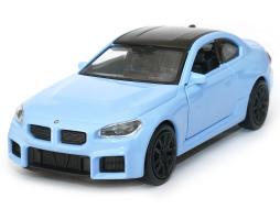 BMW M2 Germany Sports Car Model Diecast Blue Toy 1:34-1:39 Scale Welly