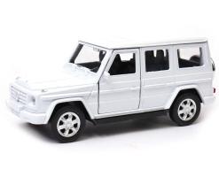 Mercedes-Benz G-Class Germany Luxury Car Model Diecast Toy White 1:34 Welly