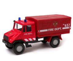 Mercedes-Benz Unimog Fire Brigade Transport German Car Model Diecast Toy Welly