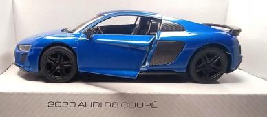 Audi R8 Coupe 2020 Germany Sports Car Model Diecast Blue 1:36 Kinsmart