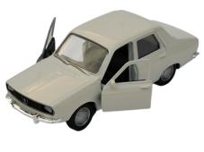 Dacia 1300 Legendary Romanian Car Model White Diecast Toy 1:34-1:39 Scale Welly