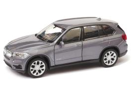 BMW X5 Germany Car Model Metal Diecast Grey Toy 1:34 Welly Opening Door