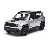 Jeep Renegade Trailhawk 2016 American Car Model Diecast Silver Toy 1:34 Welly