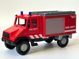 Lorry/Truck Fire Brigade Deptm. 637 Model Toy Diecast Urban 4'5 Welly 1:43-1:60