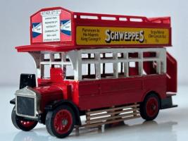 1922 AEC SType Omnibus BritishBus Model Diecast Matchbox Toy 1:72 Scale