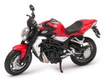 MV Agusta Brutale 990R Italian Sports Motorcycle Bike Model Toy Red Diecast 1:18