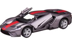 Ford GT American Sports Car Model Diecast Toy RMZ City Silver 1:32