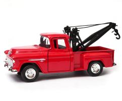 1955 Chevrolet Stepside Tow Truck Car Model Diecast Toy 1:34-1:39 Scale Welly