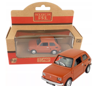 Fiat 126p Polish/Italian Vintage Car Model Diecast Brown 1:43 Scale Daffi