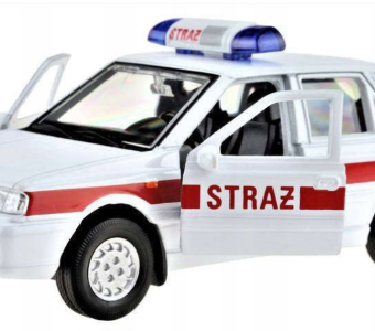 Polonez Caro Plus Fire Brigade Polish Car Model Diecast 1:34-1:39 Scale Welly