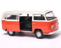 1972 Volkswagen T2 Bus Classic Germany Car Model Diecast 1:34-1:39 Scale Welly