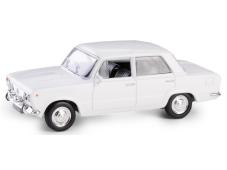 Fiat 125p Polish/Italian Vintage Car Model Diecast White 1:43 Scale Daffi