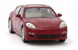 Porsche Panamera S Germany Car Model Metal Diecast Red 1:34 Welly