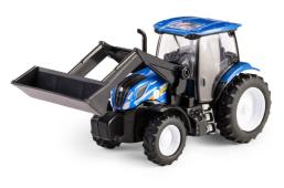 Mini New Holland T4 Loader Construction Tractor Toy Model Diecast NewRay 1:64