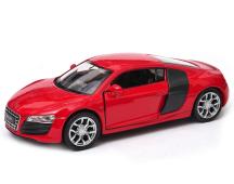 Audi R8 Coupe V10 Germany Sports Car Model Metal Diecast Toy Red 1:34 Welly