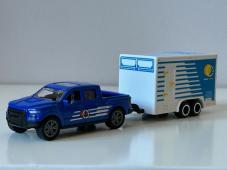 Car Pick Up + Trailer Model Diecast Toy 1:60-1:64 Scale