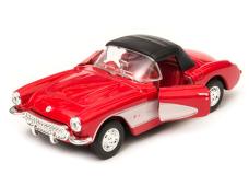 Chevrolet Corvette 1957 American Legendary Car Model Diecast Red 1:34 Welly