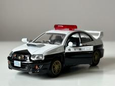 Subaru Impreza WRX STI Police Japan Car Model Toy Diecast Amercom 1:43