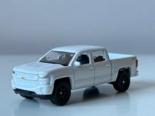 Chevrolet Silverado White Model Diecast 1:60 Scale Welly