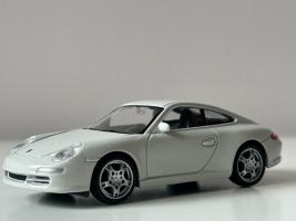 Porsche 911 Carrera S Coupe Germany Car Model Metal Diecast Toy Cream 1:43 Welly