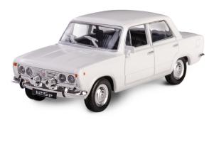 Fiat 125p Polish/Italian Vintage Car Model Diecast White 1:43 Scale Daffi
