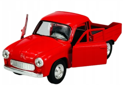 FSO Syrena R20 Classic Polish Car Model Red Diecast 1:34-1:39 Scale Welly