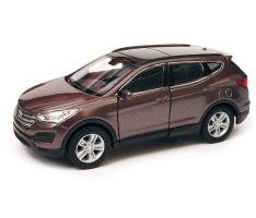 Hyundai Santafe Korean Car Model Brown Diecast 1:34-1:39 Scale Welly