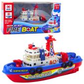 Water Jet Boat Fire Rescue Function Try My Sound Flashing Light Model Toy