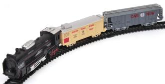 Classic Train Track Set Battery Operated 2.10m of Tracks Headlight Dromader