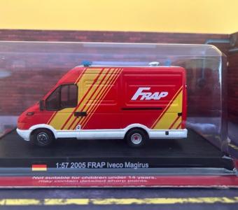 2005 FRAP Iveco Magirus Germany Fire Brigade Car Model Toy Diecast 1:57 DelPrado