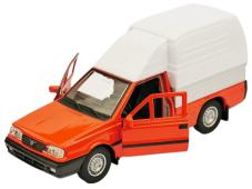 FSO Polonez Truck Classic Polish Car Model Orange Diecast 1:34-1:39 Scale Welly