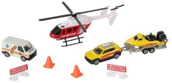 Playset Rescue Helicopter Ambulance Boat Model Toy Diecast Teamsterz 1:64-1:87