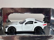BMW? Germany Sports Car Model White Diecast Toy 1:36 Scale Opening Doors