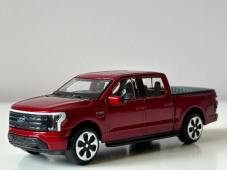 2022 Ford F-150 Lightning American Car Model Cherry Diecast 1:43 Scale Bburago