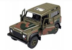 Land Rover Defender Military British Off-Road Car Model Diecast Toy 1:34 Welly