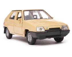 Skoda Favorit Czech Republic Popular Car Model Cream Diecast 1:34 Welly