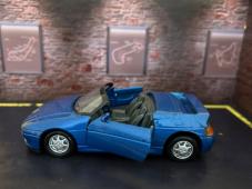 Lotus Elan Italian Sports Car Model Diecast Blue 1:36 Opening Doors Maisto