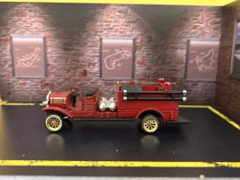 1919 Pirsch Fire Brigade Vintage Car Lorry Model Diecast Toy 1:64