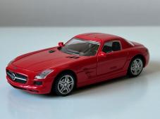Mercedes-Benz SLS AMG Germany Luxury Car Model Diecast Red 1:43 Rastar