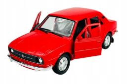 Skoda 105L Czech Republic Popular Car Model Red Diecast 1:34 Welly