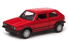VW Golf I GTI Legendary Germany Car Model Red Diecast 1:34-1:39 Scale Welly