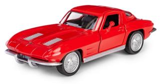 1963 Chevrolet Corvette Stingray Car Model Diecast Red RMZ City 1:34-1:39 Scale