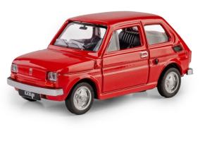 Fiat 126P "Maluch" Polish Vintage Car Model Diecast Red Toy 1:43 Daffi