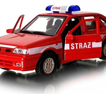 Polonez Caro Plus Fire Brigade Polish Car Model Diecast 1:34-1:39 Scale Welly