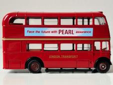 R.T Roof Box Pearl Kingston British Bus Model Diecast Toy Red 1:76 Scale EFE