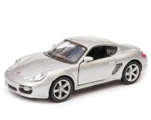 Porsche Cayman S Germany Sports Car Model Diecast Silver 1:34-1:39 Scale Welly