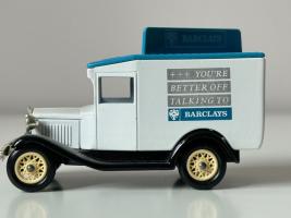 1934 Ford Model A Barclays Bank British Car Model Diecast 1:60-1:72 Scale