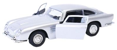 1964 Aston Martin DB5 American Car Model Toy Silve Diecast 1:34-1:39 Scale Welly
