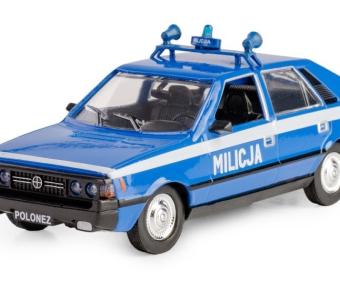 FSO Polonez Police (Milicja) Polish Vintage Car Model Diecast 1:43 PRL
