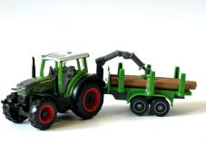 Fendt 209 Germany Tractor + Trailer Timber Model Toy Diecast 1:87 Scale Maisto